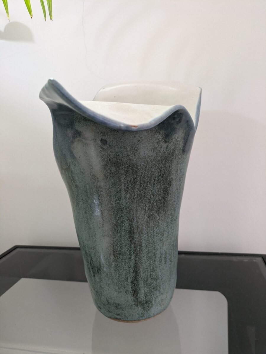 Arum Lily -  Ocean Patina blue Vase - Image 3